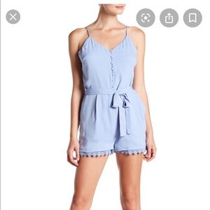 Naked Zebra - Lace Trim Romper